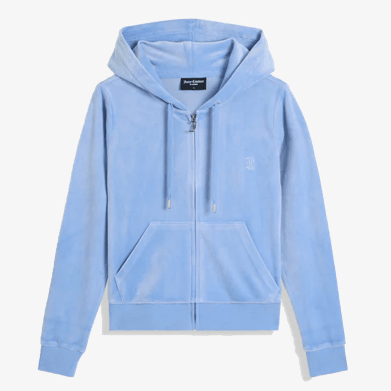 JUICY COUTURE Majica s kapuljačom na patent ROBERTSON CLASS 