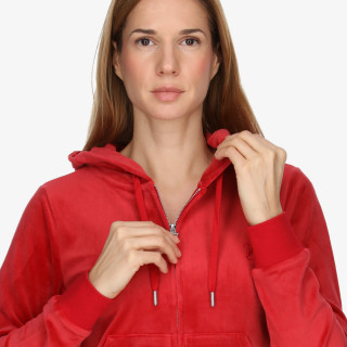 JUICY COUTURE Majica s kapuljačom na patent Robertson 