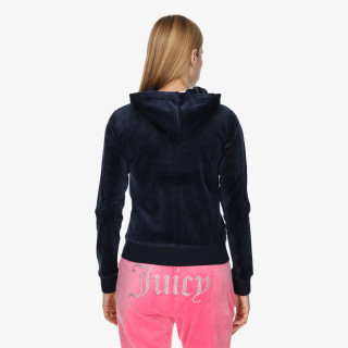 JUICY COUTURE Majica s kapuljačom na patent Robertson 