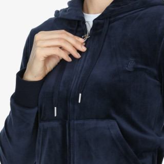 JUICY COUTURE Majica s kapuljačom na patent Robertson 