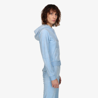 JUICY COUTURE Majica s kapuljačom na patent ROBERTSON HOODIE 
