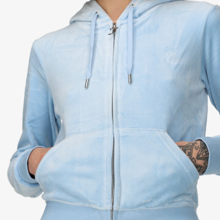 JUICY COUTURE Majica dugih rukava s patentom ROBERTSON HOODIE 