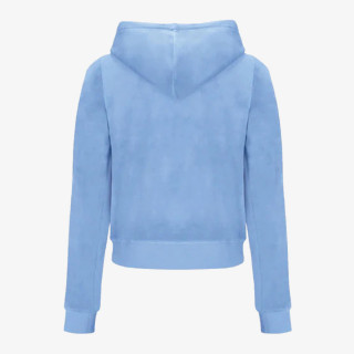 JUICY COUTURE Majica s kapuljačom na patent ROBERTSON HOODIE 