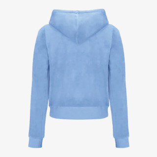 JUICY COUTURE Majica dugih rukava s patentom ROBERTSON HOODIE 