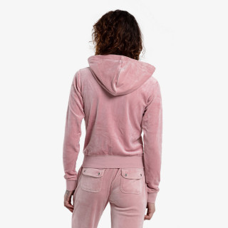 JUICY COUTURE Majica s kapuljačom na patent ROBERTSON 