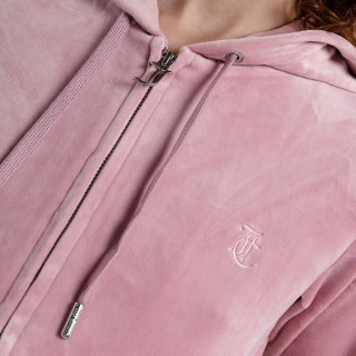 JUICY COUTURE Majica s kapuljačom na patent ROBERTSON 