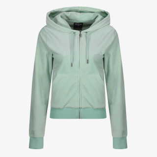 JUICY COUTURE Majica s kapuljačom na patent ROBERTSON 