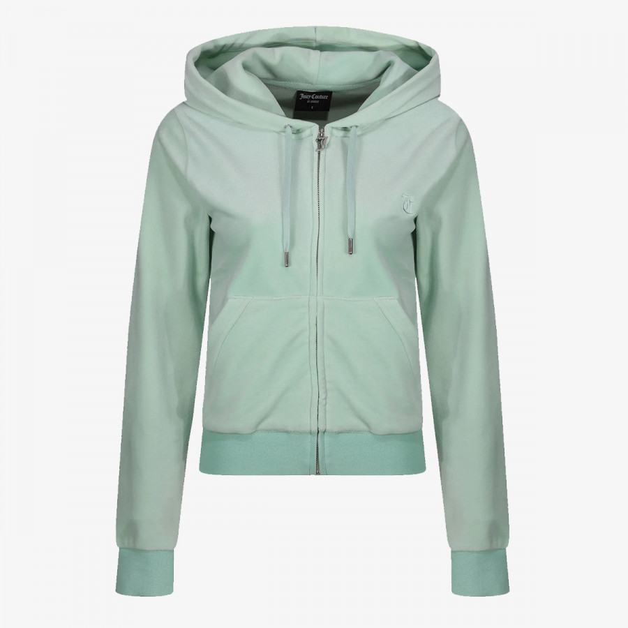 JUICY COUTURE Majica s kapuljačom na patent ROBERTSON 