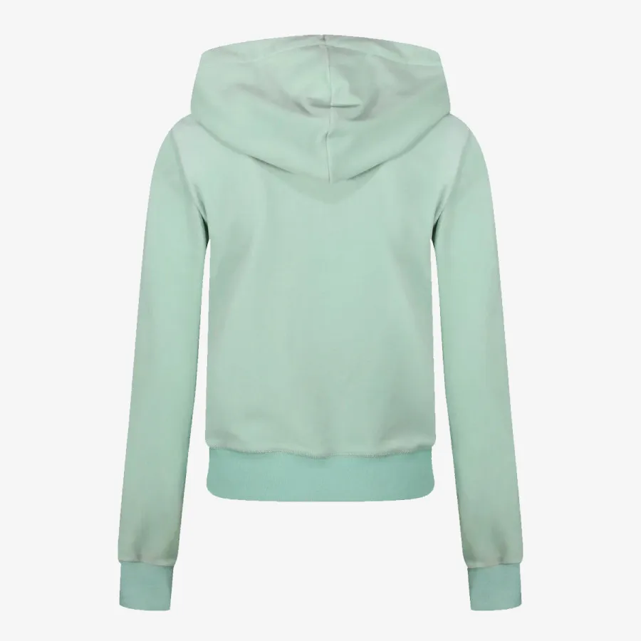 JUICY COUTURE Majica dugih rukava s patentom ZIP THROUGH HOODIE WITH  ZIP PULL &  JC 