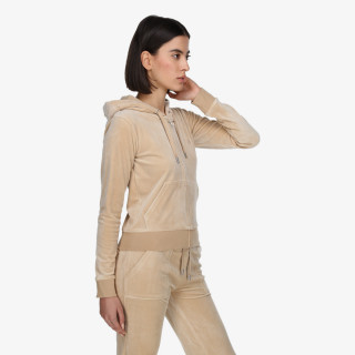 JUICY COUTURE Majica s kapuljačom na patent ROBERTSON 