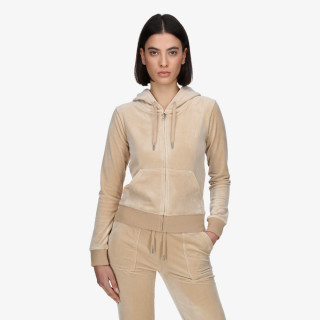JUICY COUTURE Majica s kapuljačom na patent ROBERTSON 