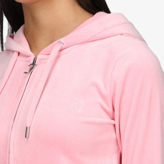 JUICY COUTURE Majica s kapuljačom na patent ROBERTSON 
