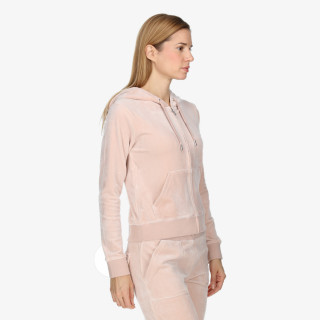 JUICY COUTURE Majica s kapuljačom na patent Robertson 