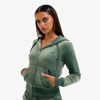 JUICY COUTURE Majica s kapuljačom na patent ROBERTSON CLASS 