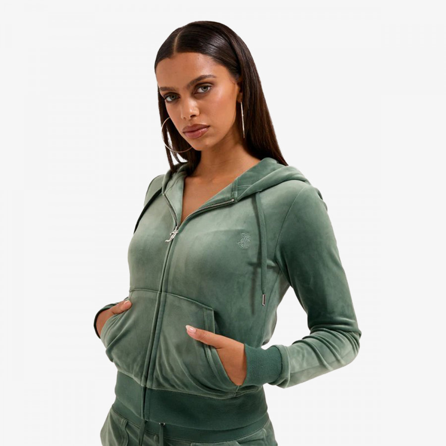 JUICY COUTURE Majica s kapuljačom na patent ROBERTSON CLASS 