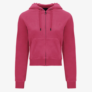 JUICY COUTURE Majica s kapuljačom na patent ROBERTSON CLASS 