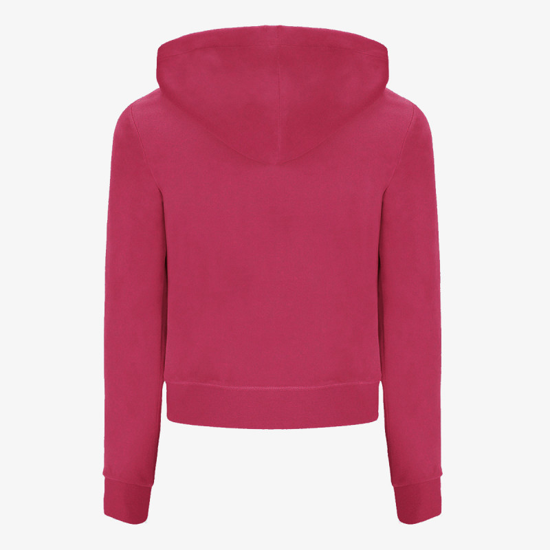 JUICY COUTURE Majica s kapuljačom na patent ROBERTSON CLASS 