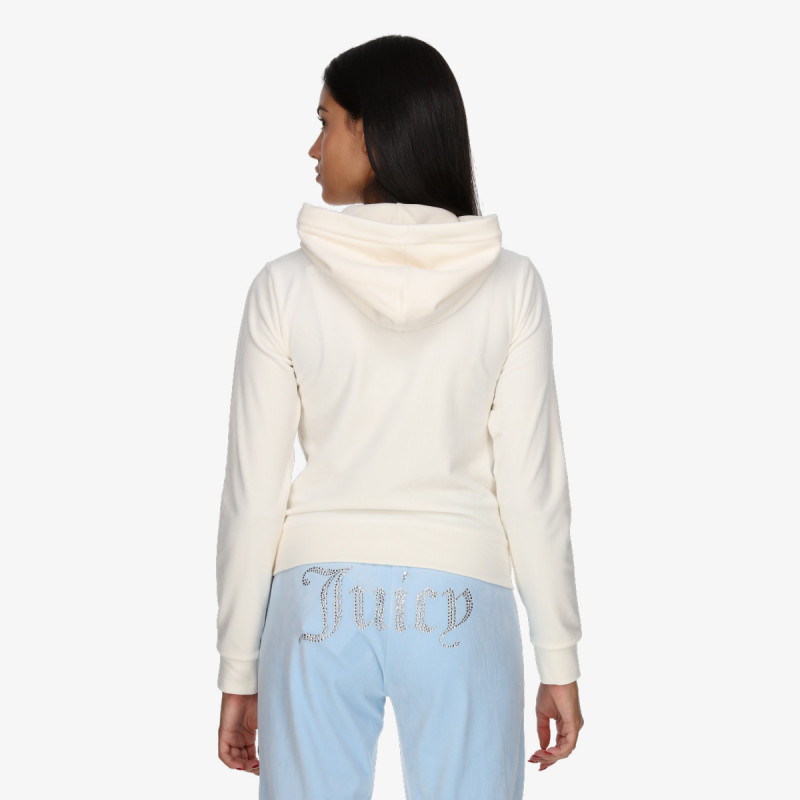 JUICY COUTURE Majica s kapuljačom na patent Gold Robertson 