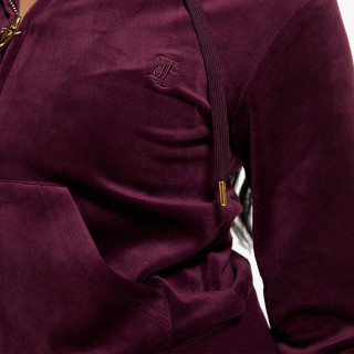 JUICY COUTURE Majica s kapuljačom na patent ROBERTSON GOLD 