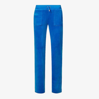 JUICY COUTURE Donji dio trenirke STRAIGHT LEG TRACK PANT WITH POCKET 