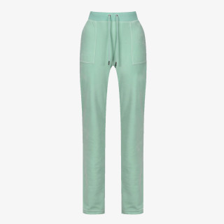 JUICY COUTURE Donji dio trenirke STRAIGHT LEG TRACK PANT WITH POCKET 