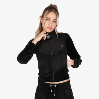 JUICY COUTURE Majica dugih rukava s patentom TANYA TRACK TOP 