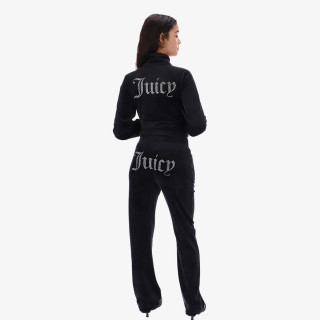 JUICY COUTURE Majica dugih rukava s patentom TANYA TRACK TOP 