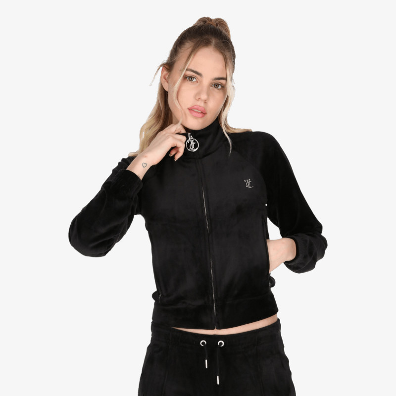 JUICY COUTURE Majica dugih rukava s patentom TANYA TRACK TOP 