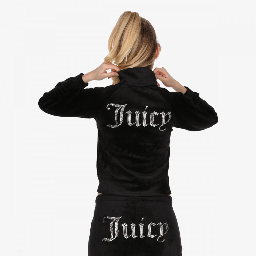 JUICY COUTURE Majica dugih rukava s patentom TANYA TRACK TOP 