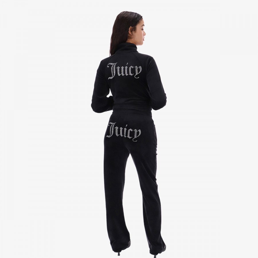 JUICY COUTURE Majica dugih rukava s patentom TANYA TRACK TOP 