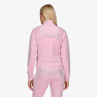 JUICY COUTURE Majica dugih rukava s patentom TANYA TRACK TOP 