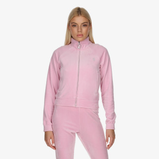 JUICY COUTURE Majica dugih rukava s patentom TANYA TRACK TOP 