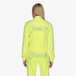 JUICY COUTURE Majica dugih rukava s patentom TANYA TRACK TOP 