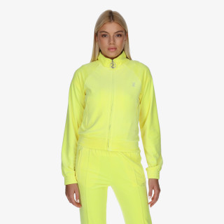 JUICY COUTURE Majica dugih rukava s patentom TANYA TRACK TOP 