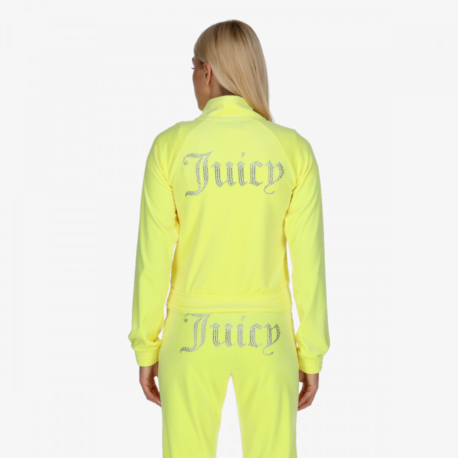 JUICY COUTURE Majica dugih rukava s patentom TANYA TRACK TOP 