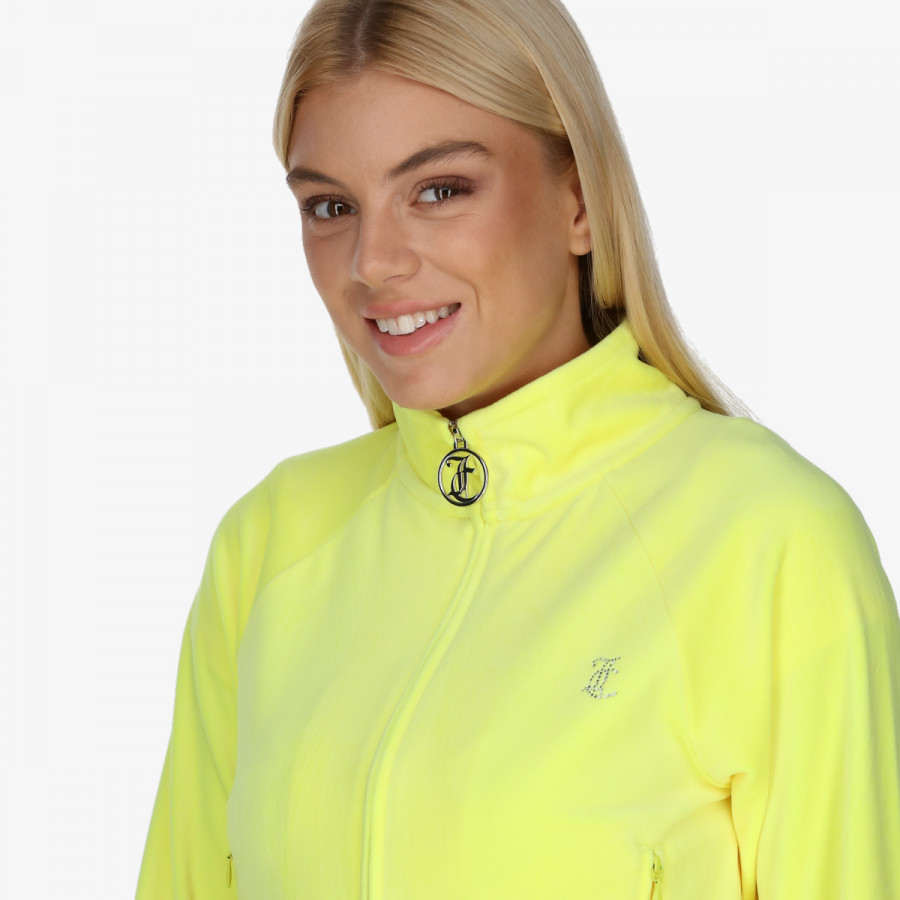 JUICY COUTURE Majica dugih rukava s patentom TANYA TRACK TOP 