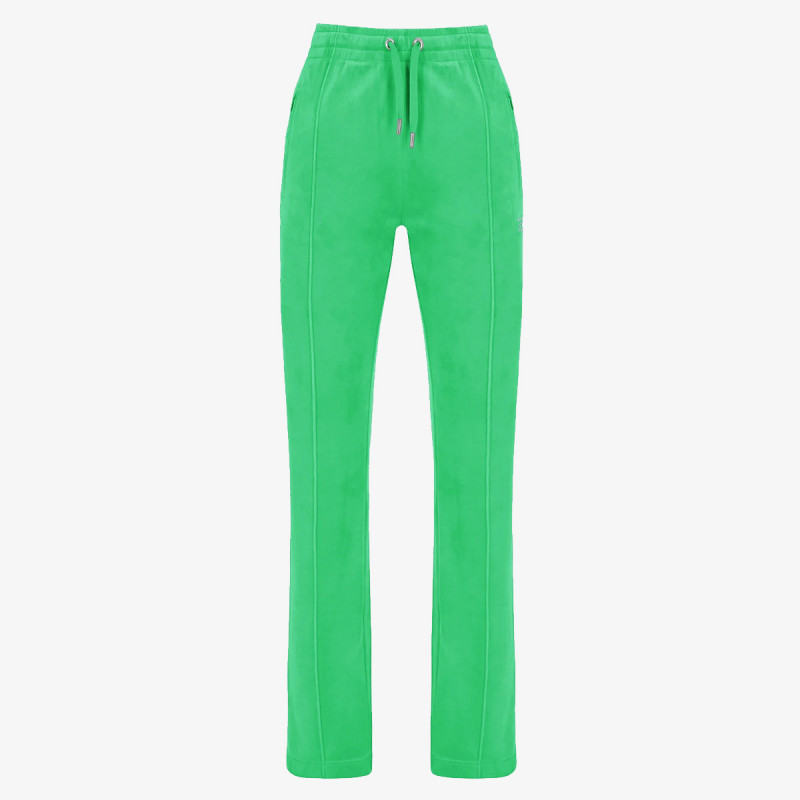 JUICY COUTURE Donji dio trenirke VELOUR TRACK PANT WITH DIAMANTE BRANDIN 