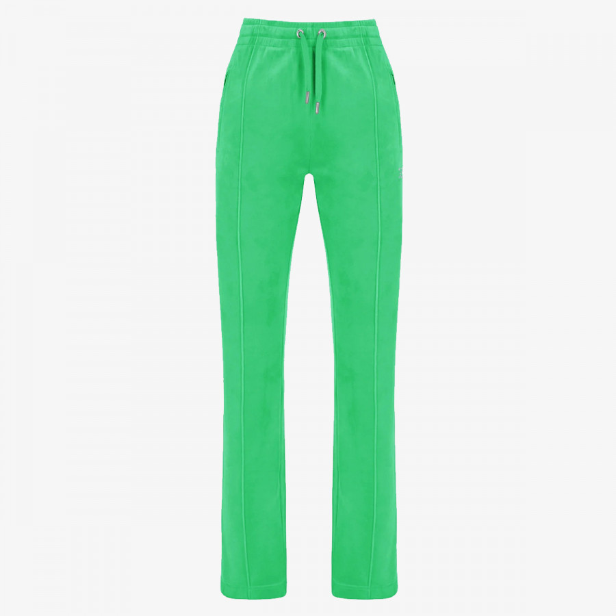 JUICY COUTURE Donji dio trenirke VELOUR TRACK PANT WITH DIAMANTE BRANDIN 