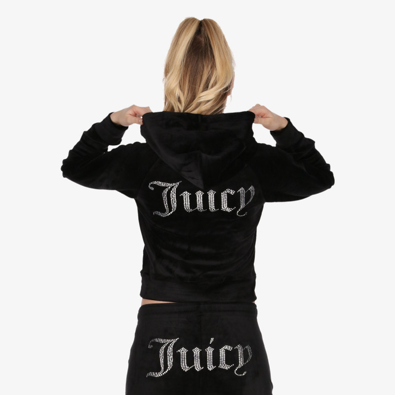 JUICY COUTURE Majica s kapuljačom SALLY HOODIE 