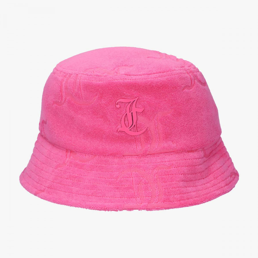 JUICY COUTURE Šešir ELEANNA MONOGRAM TOWELLING BUCKET HAT 