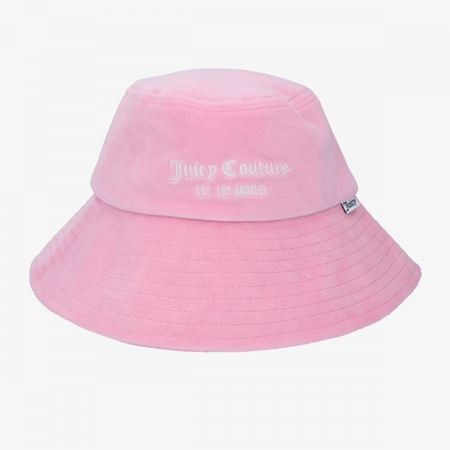 JUICY COUTURE Šešir VELOUR LONG BRIM BUCKET HAT 