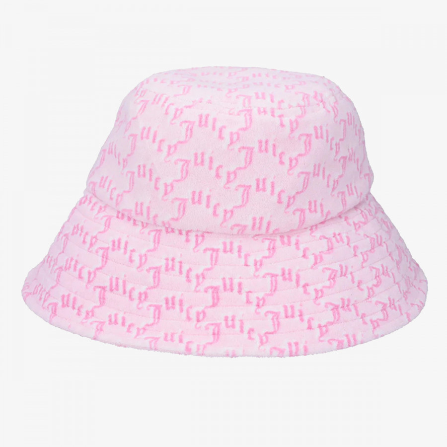 JUICY COUTURE Šešir TOWELLING LONG BRIM BUCKET HAT 