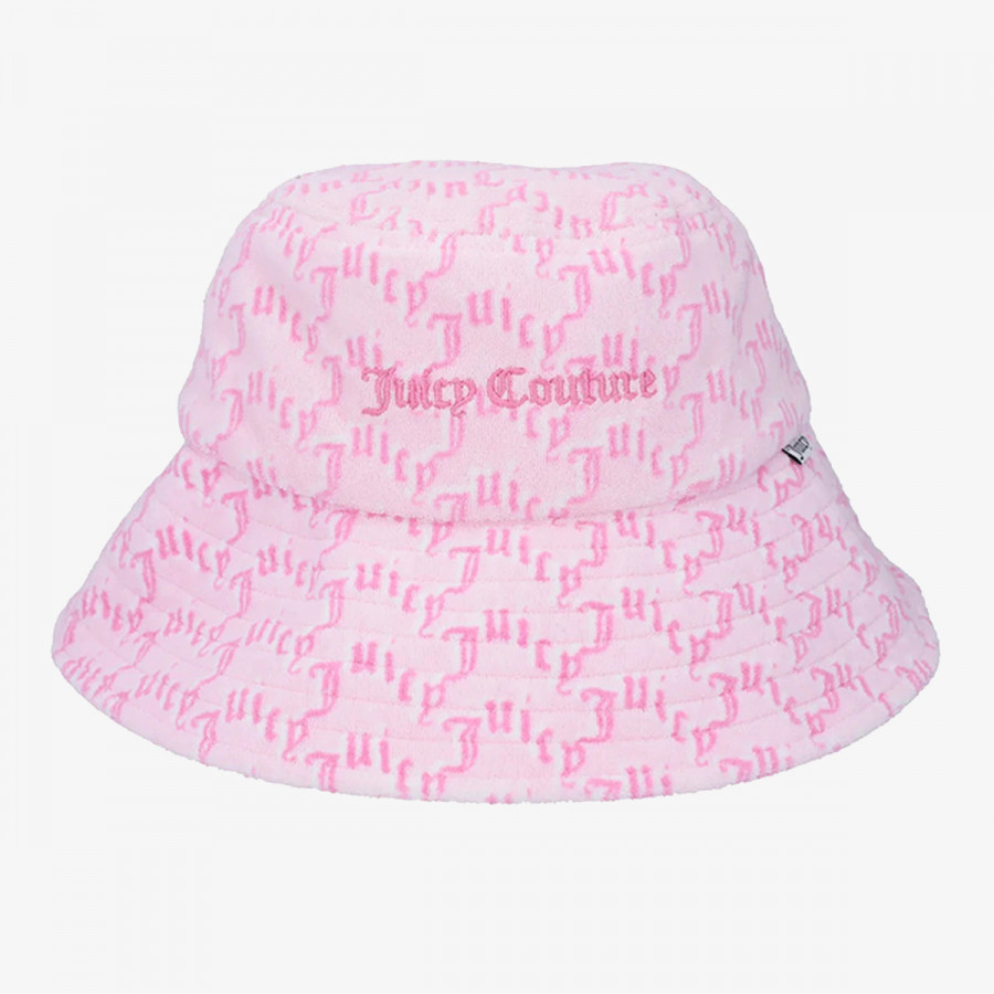 JUICY COUTURE Šešir TOWELLING LONG BRIM BUCKET HAT 