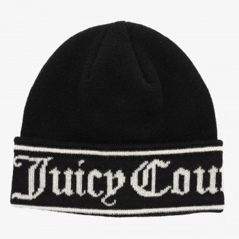 JUICY COUTURE Kapa INGRID FLAT KNIT BEANIE 