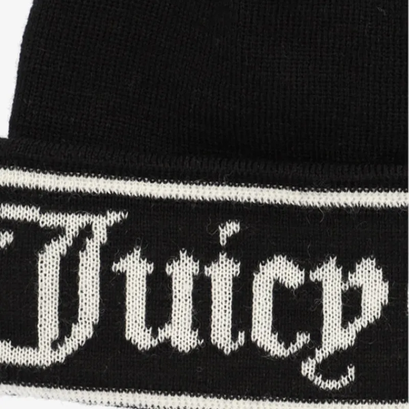 JUICY COUTURE Kapa INGRID FLAT KNIT BEANIE 