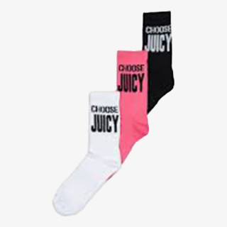 JUICY COUTURE Čarape CHSE 3 PCK SCK 