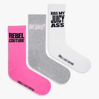 JUICY COUTURE Čarape SLOGAN SOCKS 