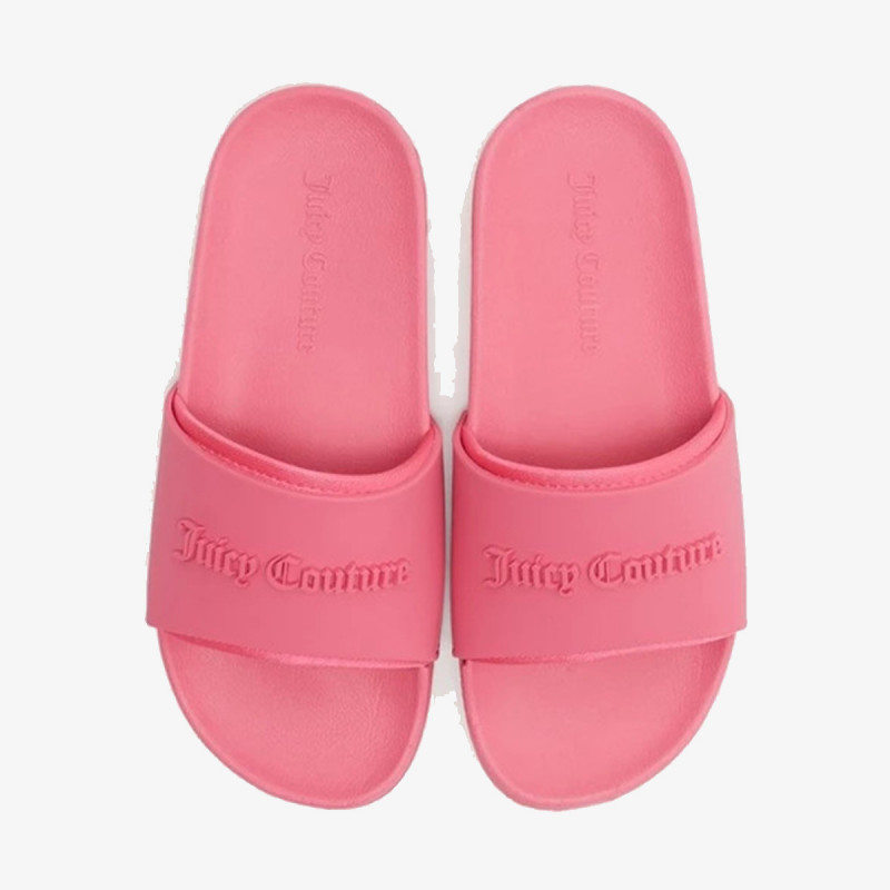 JUICY COUTURE Natikače BREANNA EMBOSSED - SLIDER WITH DTM LOGO 