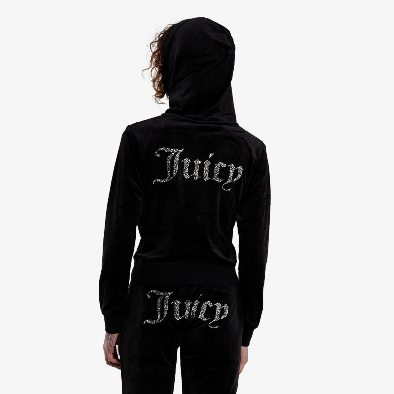 JUICY COUTURE Majica dugih rukava s patentom JUICY MINI MIXED CRYSTAL ROBERTSON 