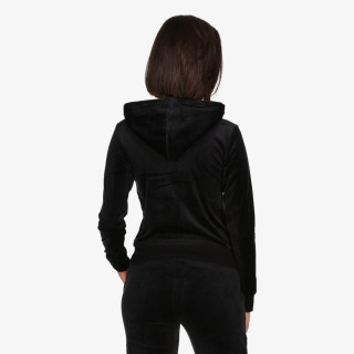 JUICY COUTURE Majica s kapuljačom na patent DIAMANTE TRIM ROBERTSON 